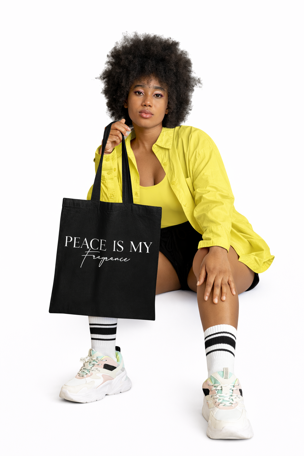 Peace Is My Fragrance Signature Tote