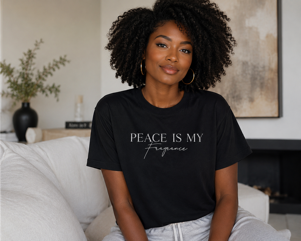 Peace Is My Fragrance Premium Crew-Neck Tee